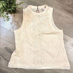 Boho Sleeveless Lace Top